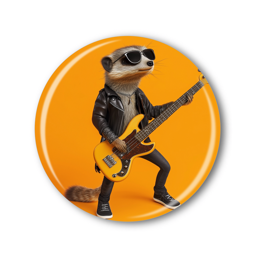 Připínací placka - Rocková surikata