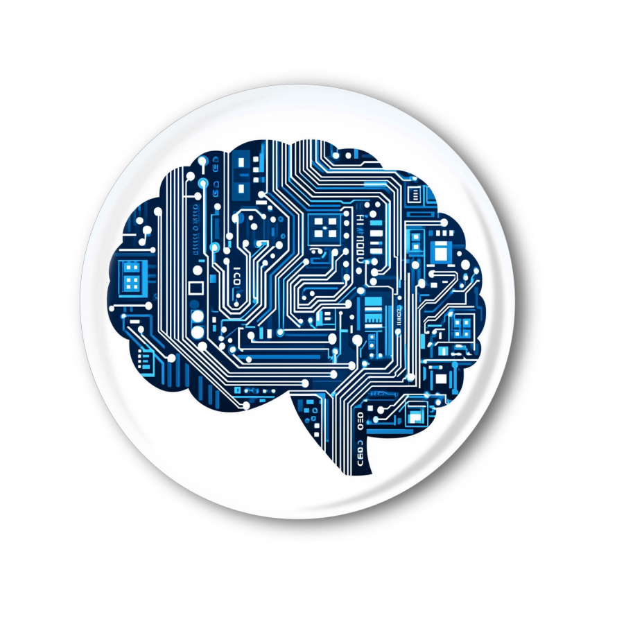 Připínací placka - Mozek