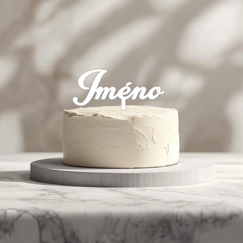 Narozeninový zápich do dortu se jménem na přání