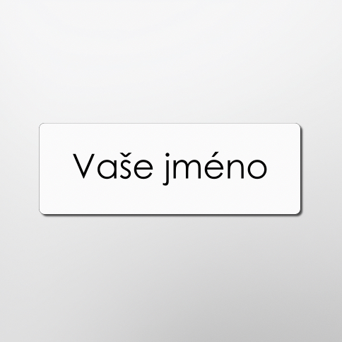 Jmenovka na dveře (plexisklo)
