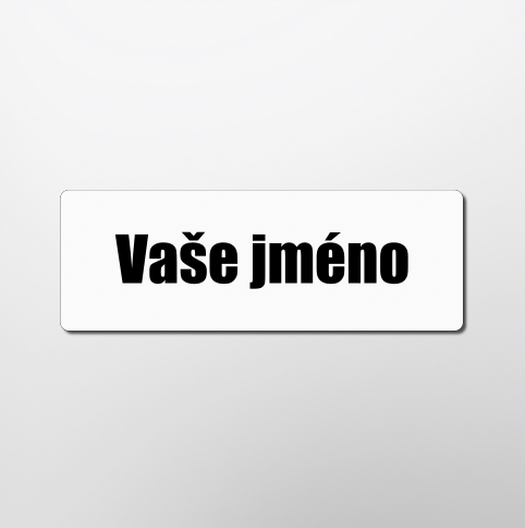 Jmenovka na dveře (plexisklo)