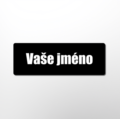 Jmenovka na dveře (plexisklo)