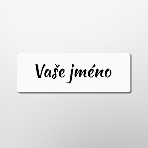 Jmenovka na dveře (plexisklo)