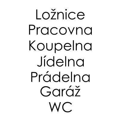 Vinylová nálepka na dveře - Nápis na přání