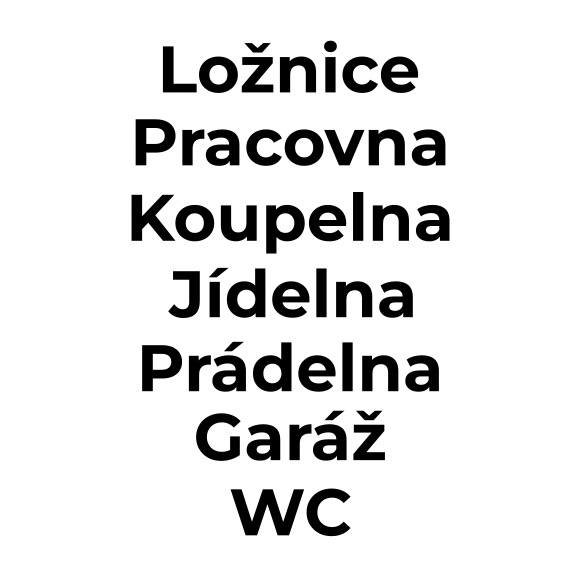 Vinylová nálepka na dveře - Nápis na přání