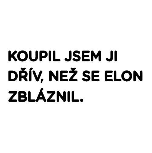 Samolepka na Teslu