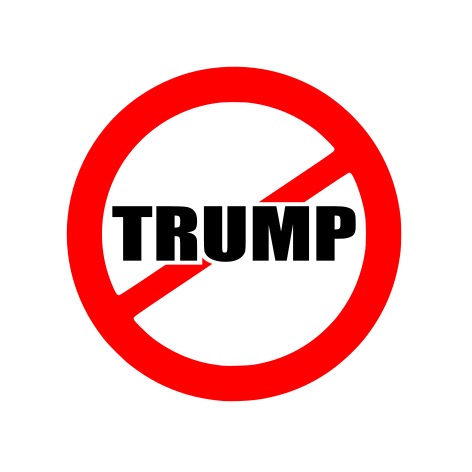 Vinylová samolepka - Anti Trump 