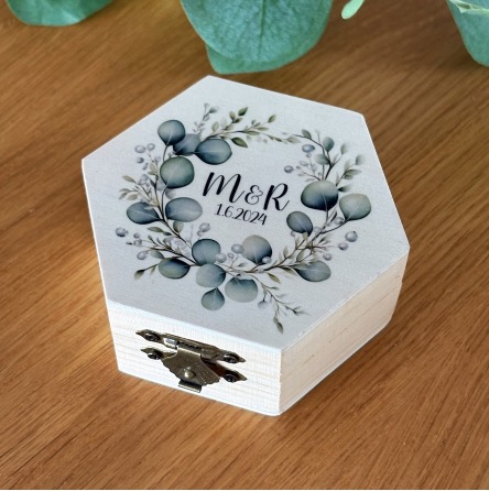 Krabička na snubní prstýnky