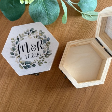 Krabička na snubní prstýnky