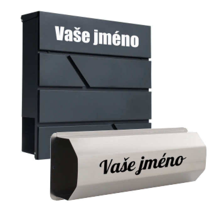 Nalepovací jméno na schránku