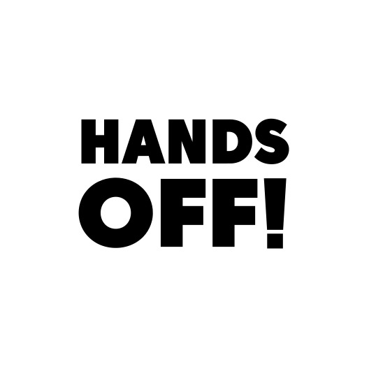 Samolepka na auto - HANDS OFF!