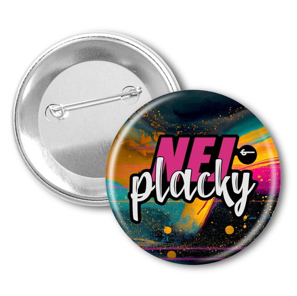 Připínací placka 32 mm s vlastním motivem