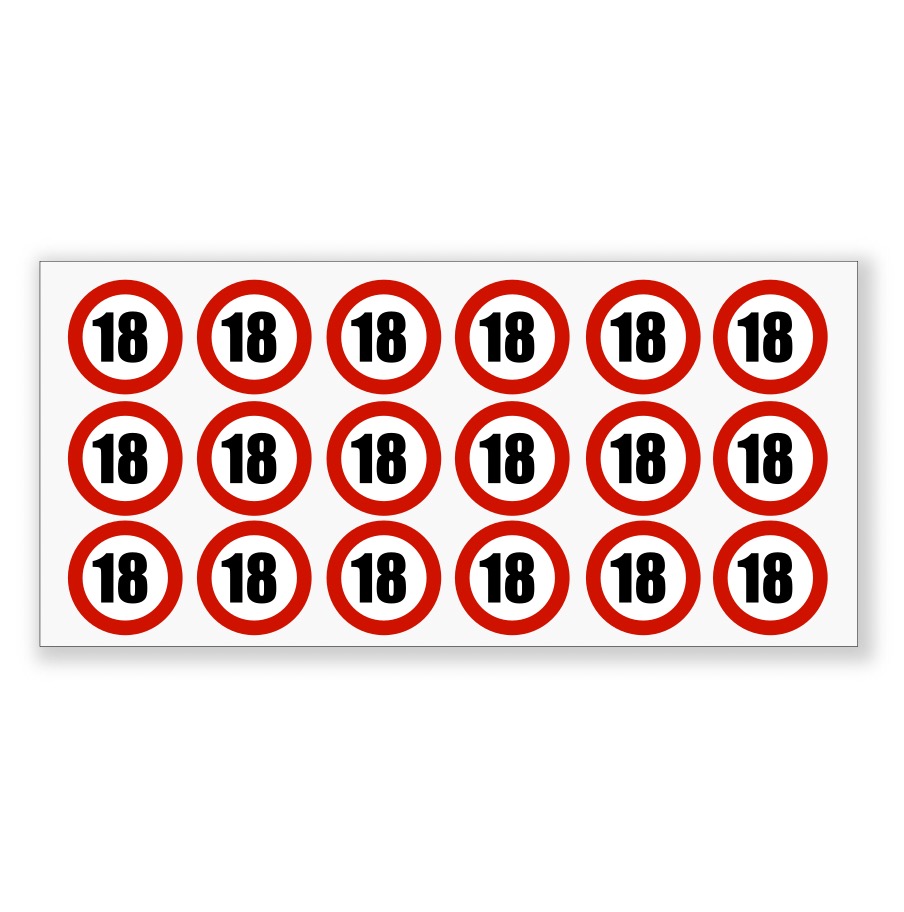 Dočasné tetování - 18. narozeniny