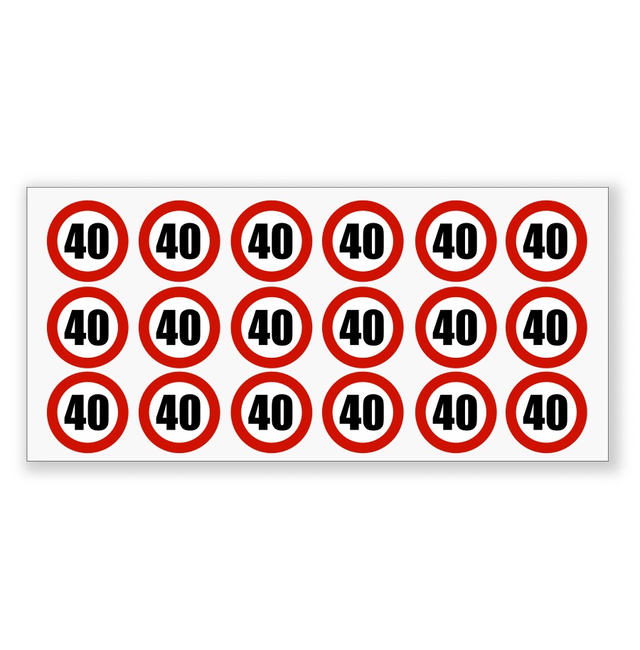 Dočasné tetování - 40. narozeniny