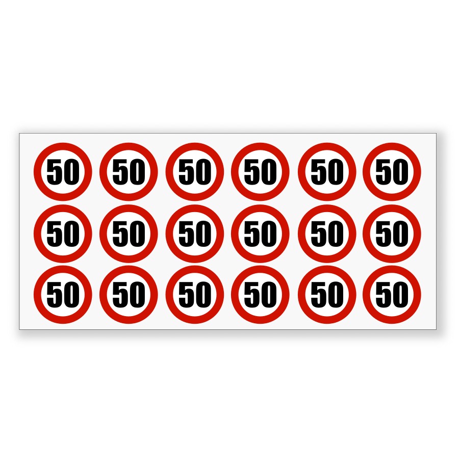 Dočasné tetování - 50. narozeniny