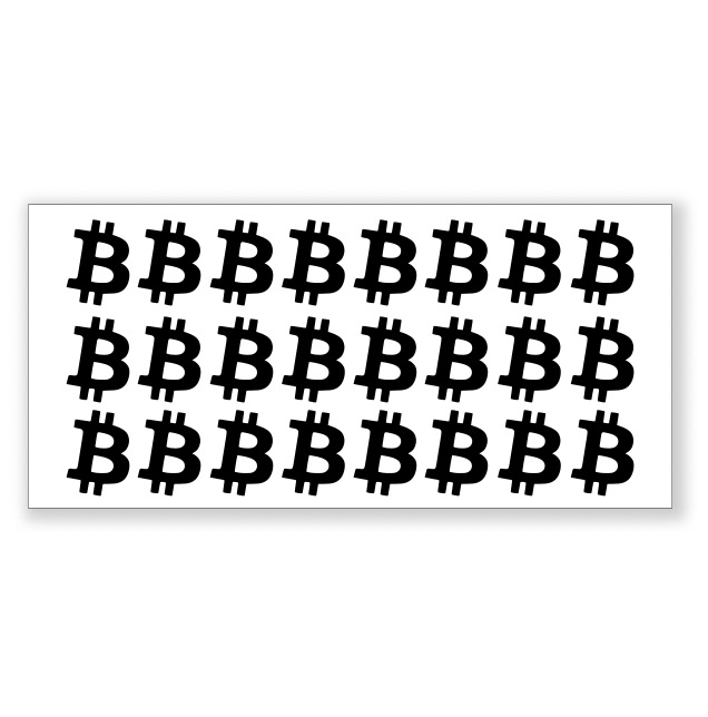 Dočasné tetování - Bitcoin