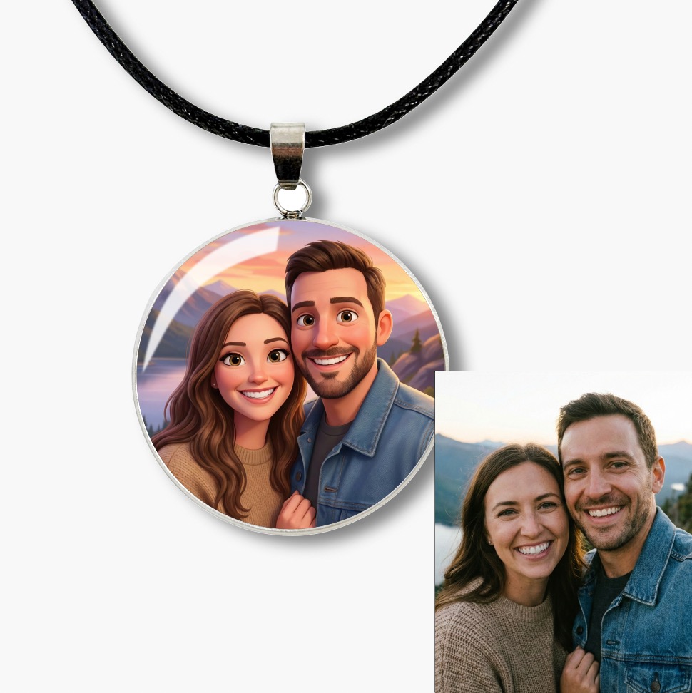 Náhrdelník v Disney stylu podle vaší fotky