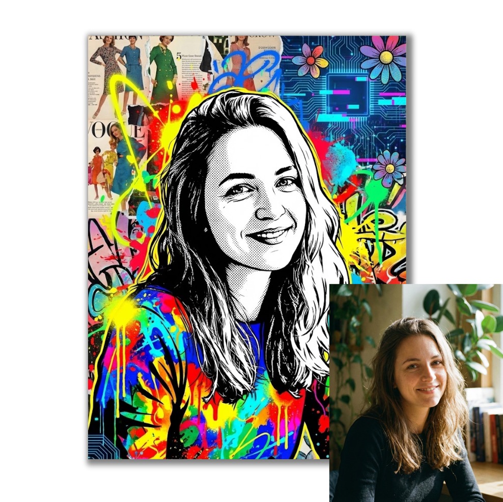 Pop Art podle vaší fotky pro vlastní tisk