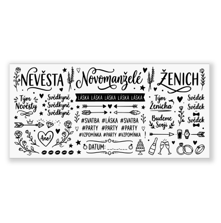 Dočasné svatební tetování