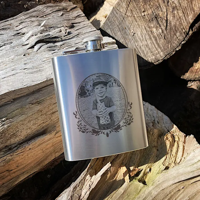 Placatka s vlastní fotkou (vintage rameček)