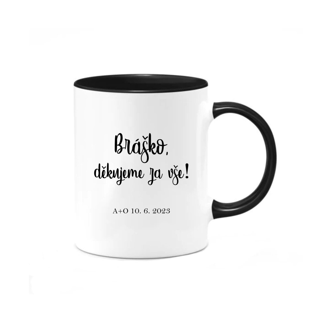 Svatební hrnek pro brášku