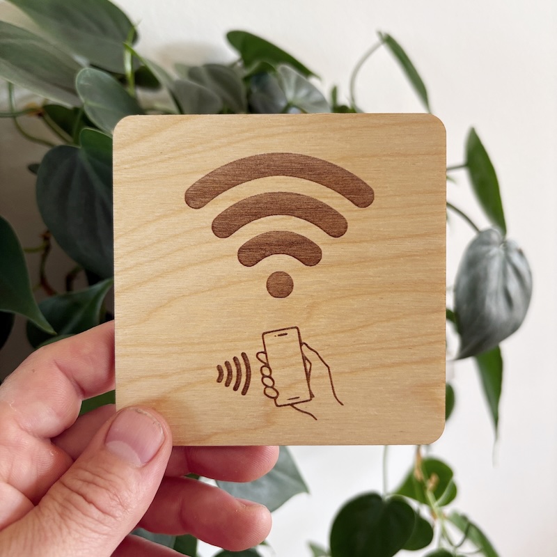 NFC destička pro připojení k WiFi