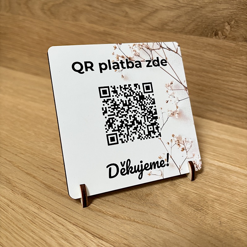 Stojánek na NFC / QR destičku
