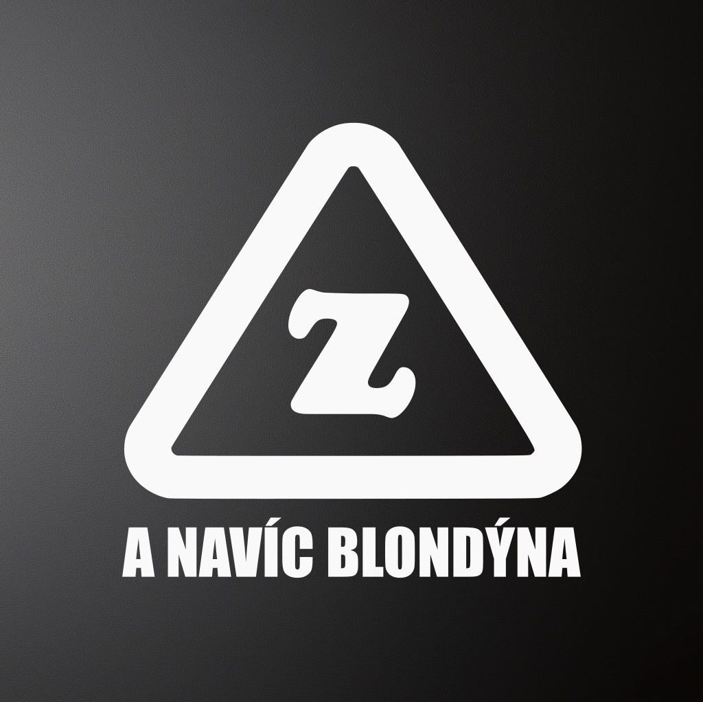 Samolepka na auto - Začátečník a navíc blondýna