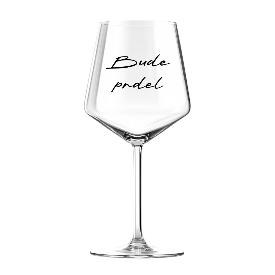 Samolepka na skleničku - Bude prdel
