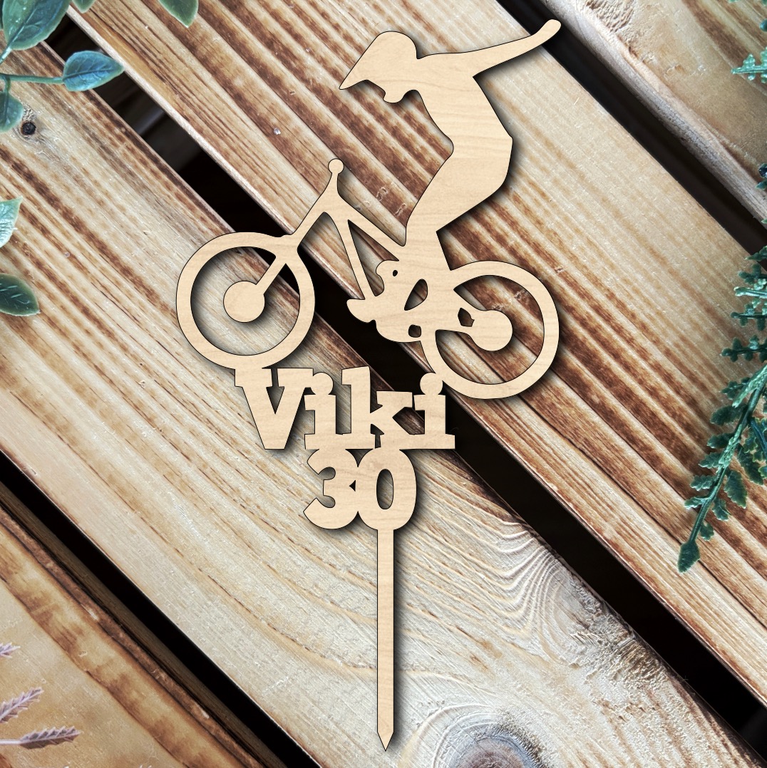 Narozeninový zápich pro cyklistu - Skvělý ročník + Ročník