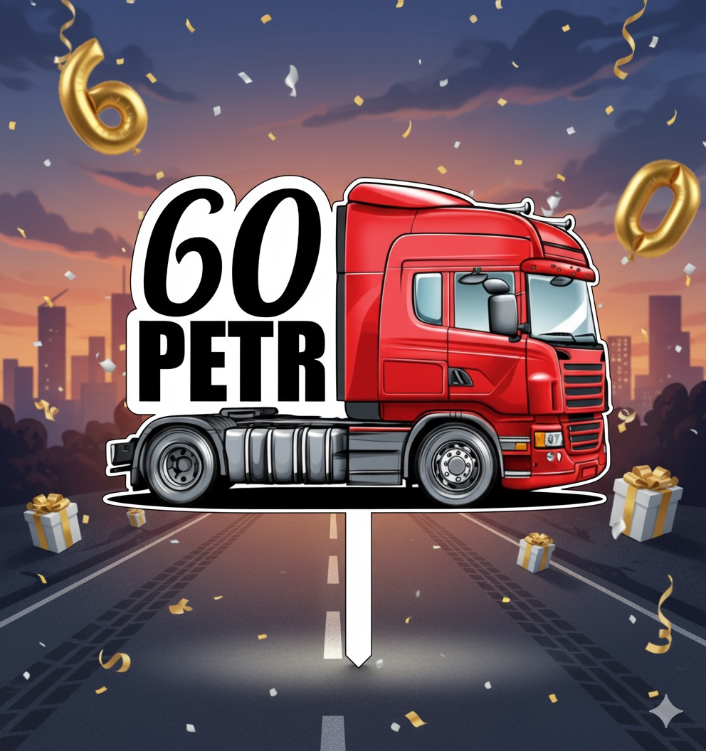 Zápich do dortu - Kamion se jménem a číslem