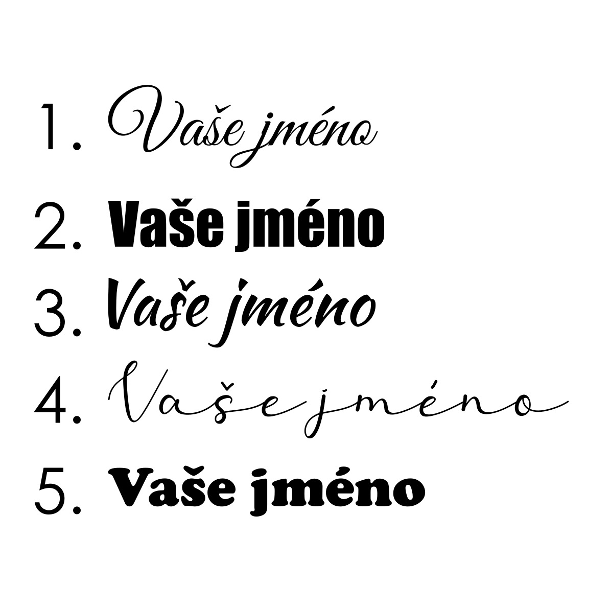 Přívěsek na klíče se jménem