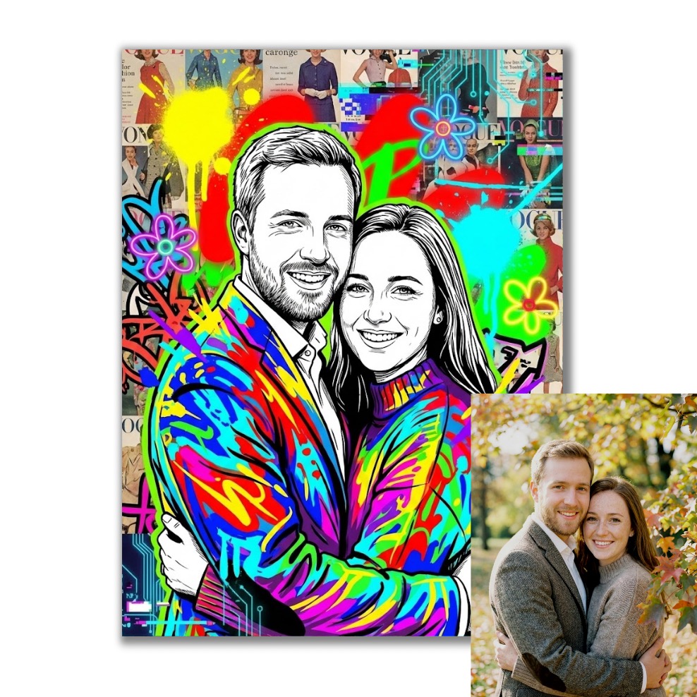 Pop Art podle vaší fotky pro vlastní tisk