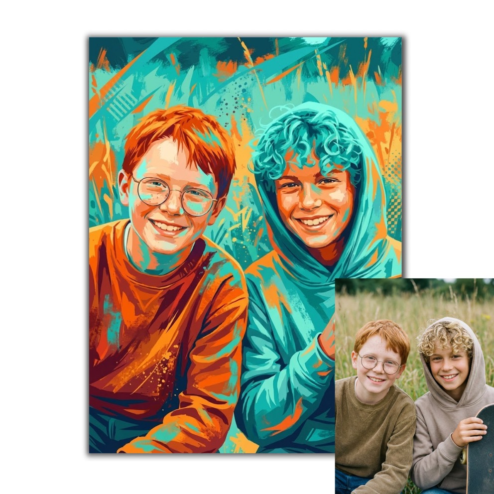 Hra barev podle vaší fotky pro vlastní tisk