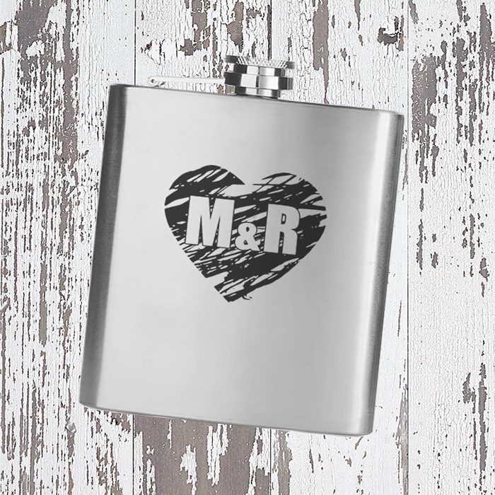 Placatka - Srdce s iniciály I.