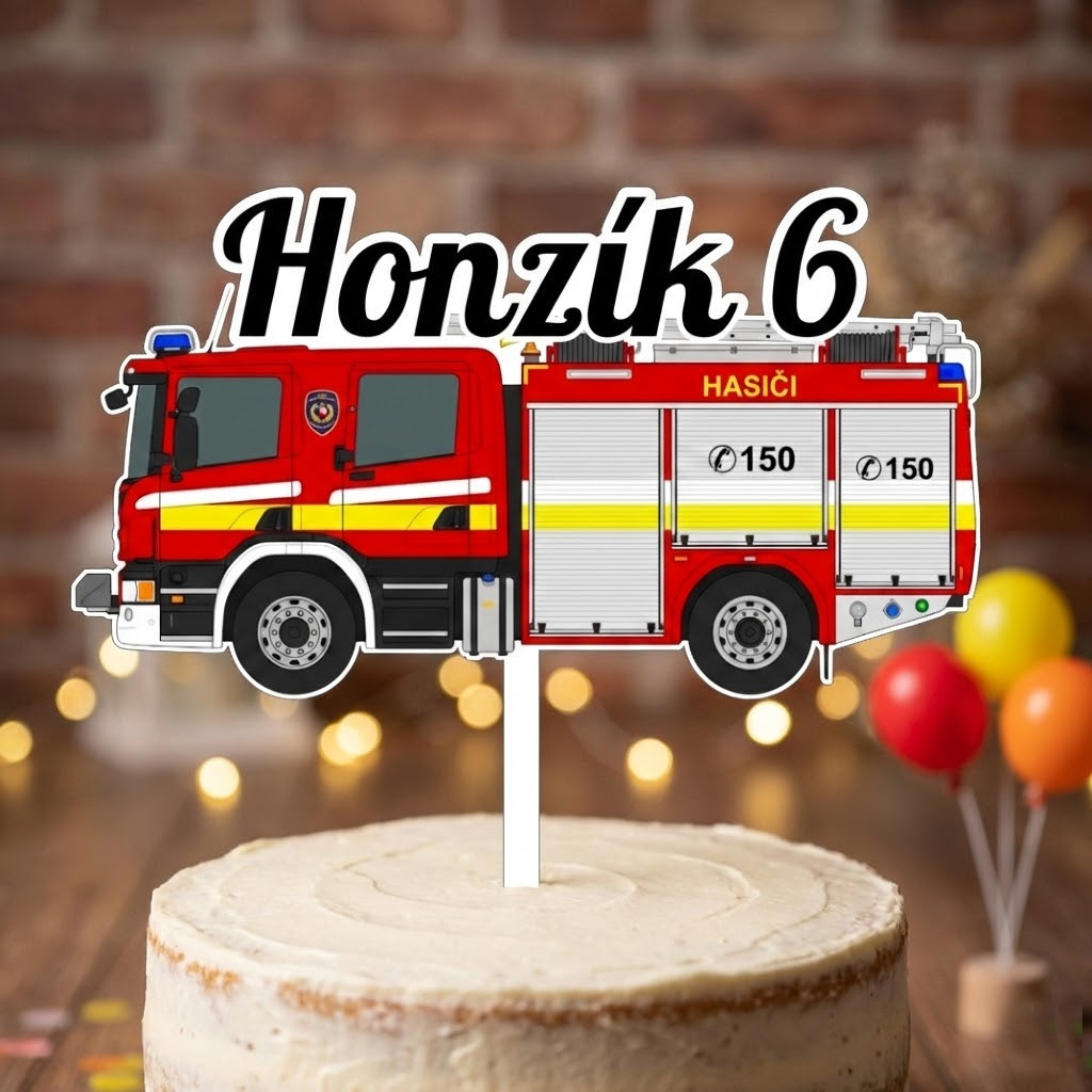 Zápich do dortu - Hasiči se jménem a rokem
