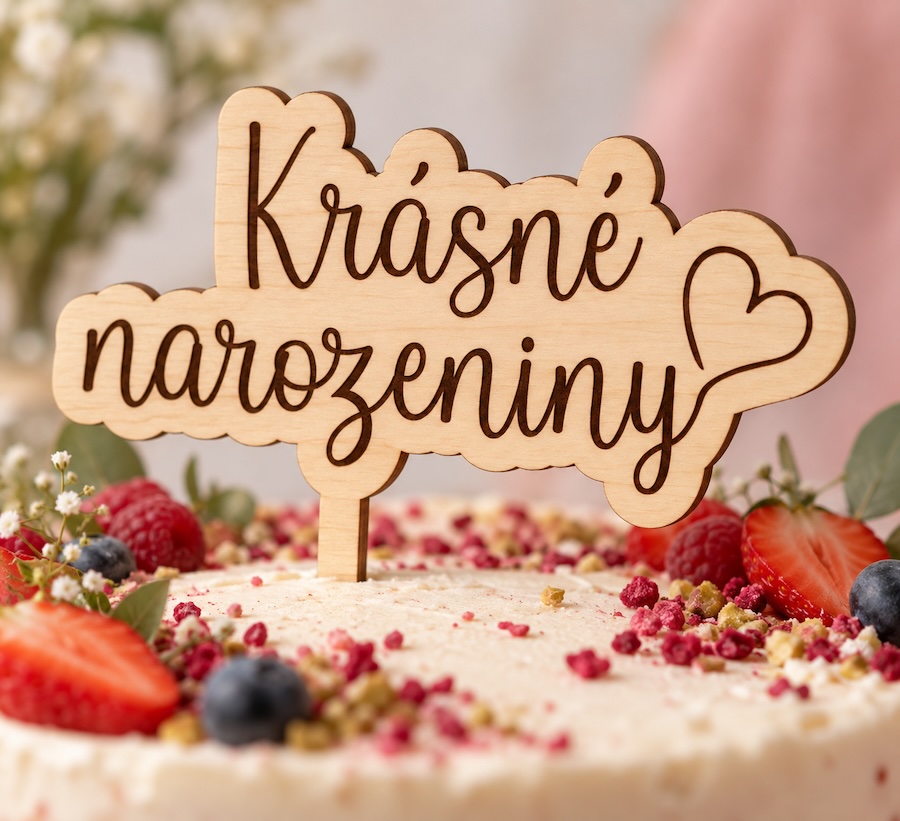 Zápich do dortu – Krásné narozeniny