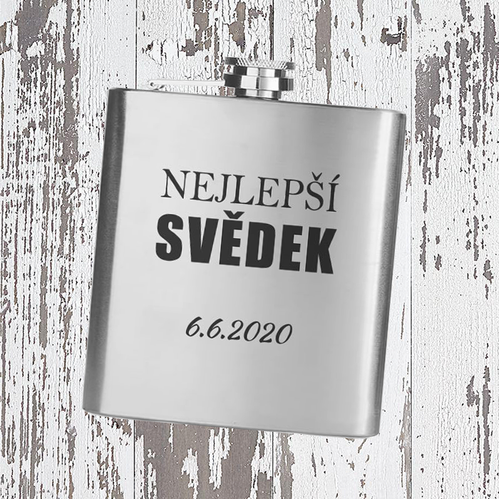 Placatka - Nejlepší Svědek + datum svatby 