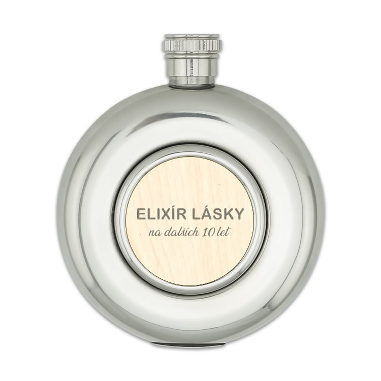Placatka s gravírováním do kůže - Elixír lásky