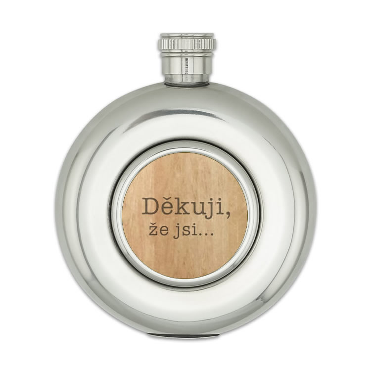 Placatka s gravírováním do kůže - Děkuji, že jsi II.