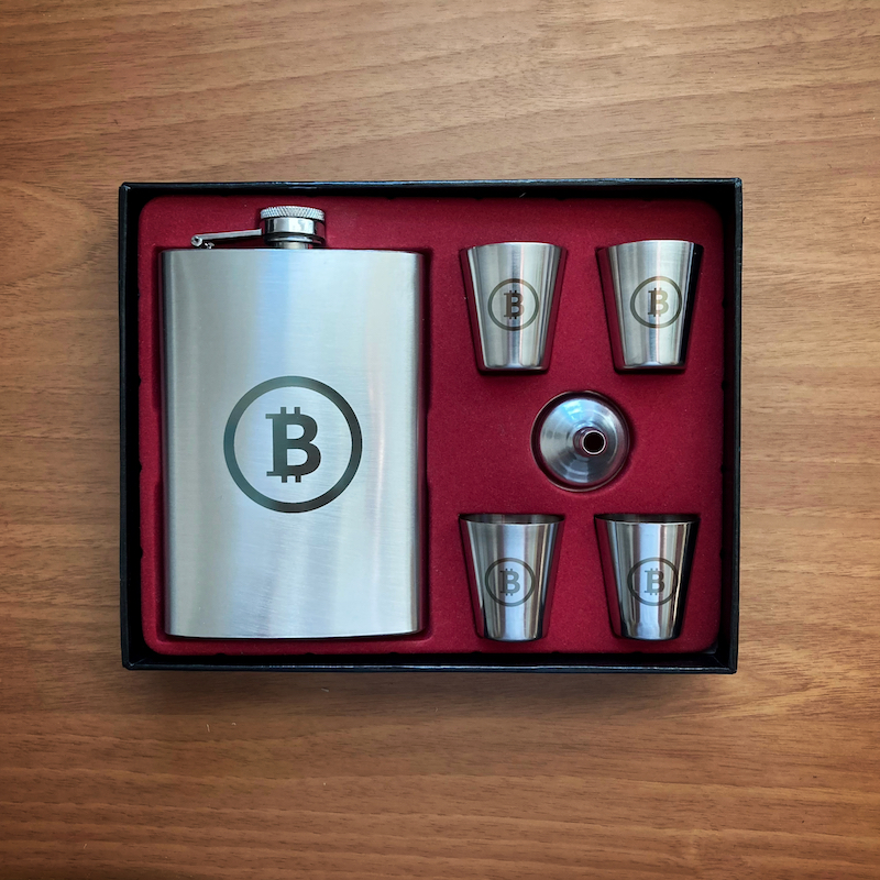 Placatka v dárkové sadě - Bitcoin