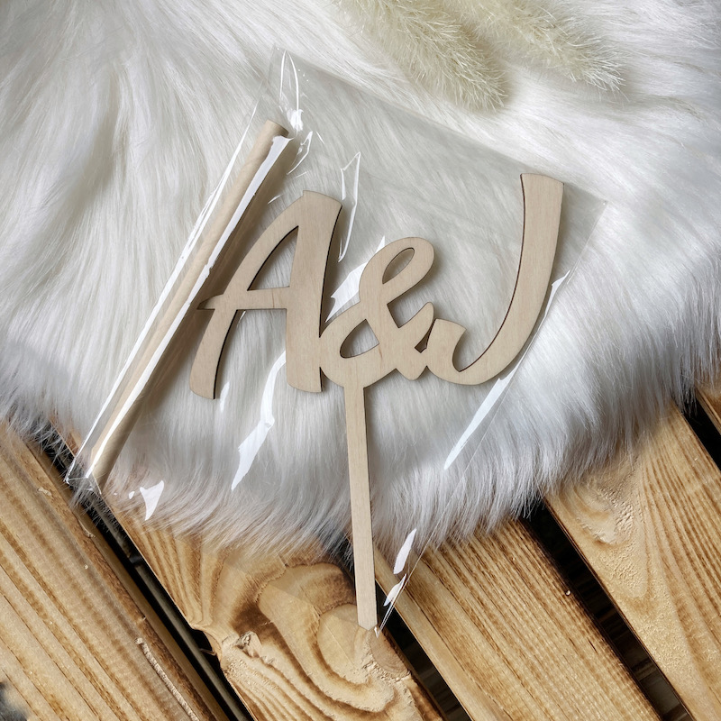 Zápich do dortu - Iniciály