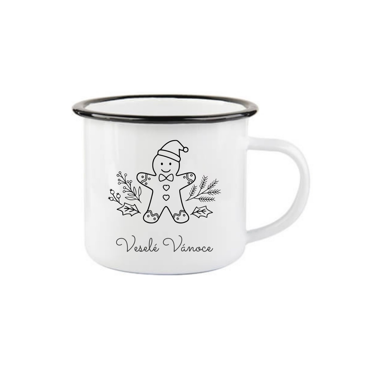 Placatka s vánočním motivem