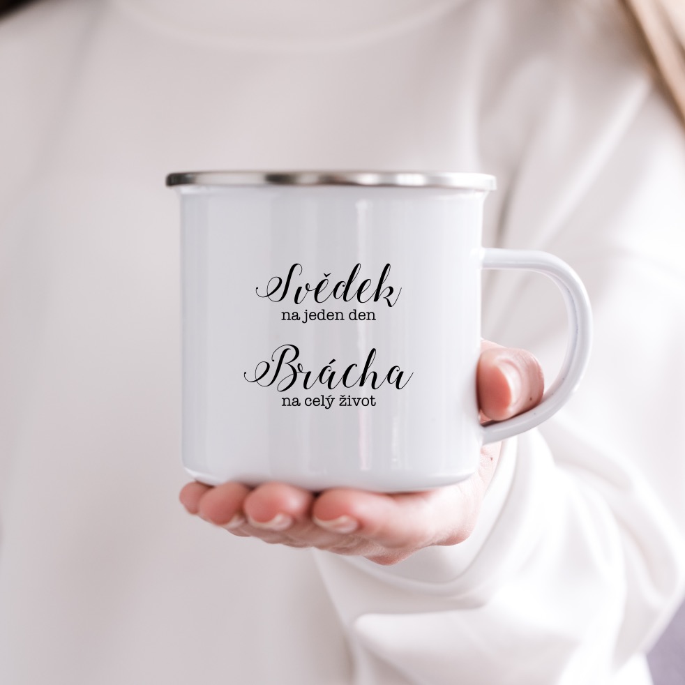 Svatební plecháček pro svědka bráchu