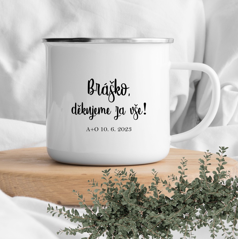 Svatební plecháček pro brášku
