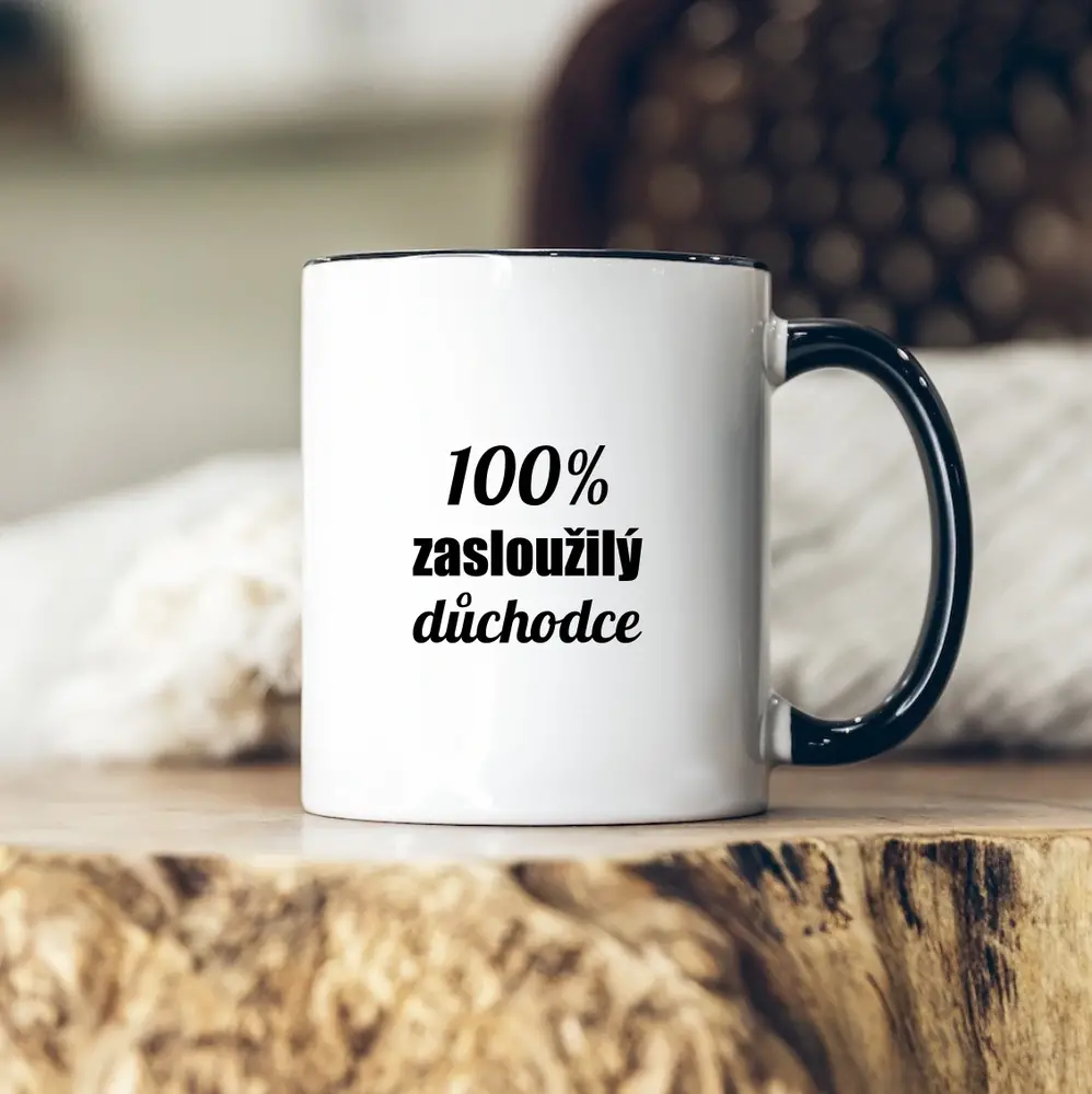 Hrnek - 100% zasloužený důchodce