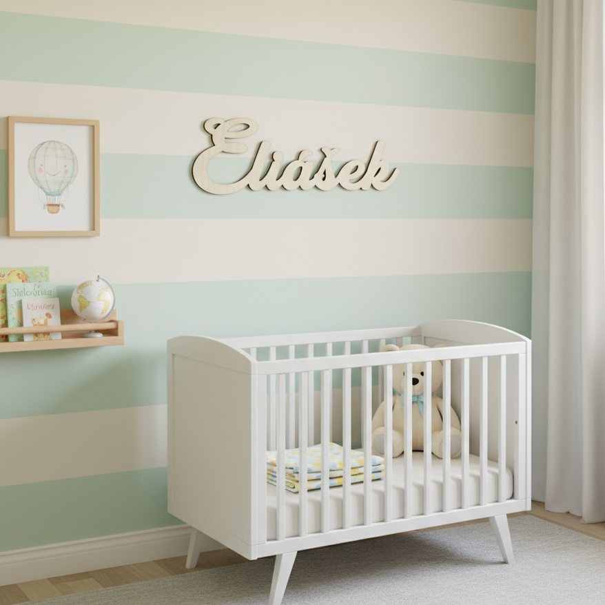 Dřevěné jméno na přání