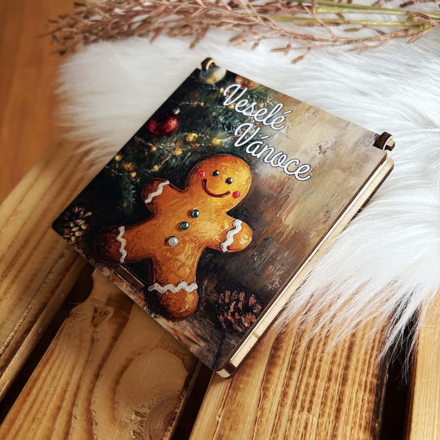 Vánoční krabička na peníze