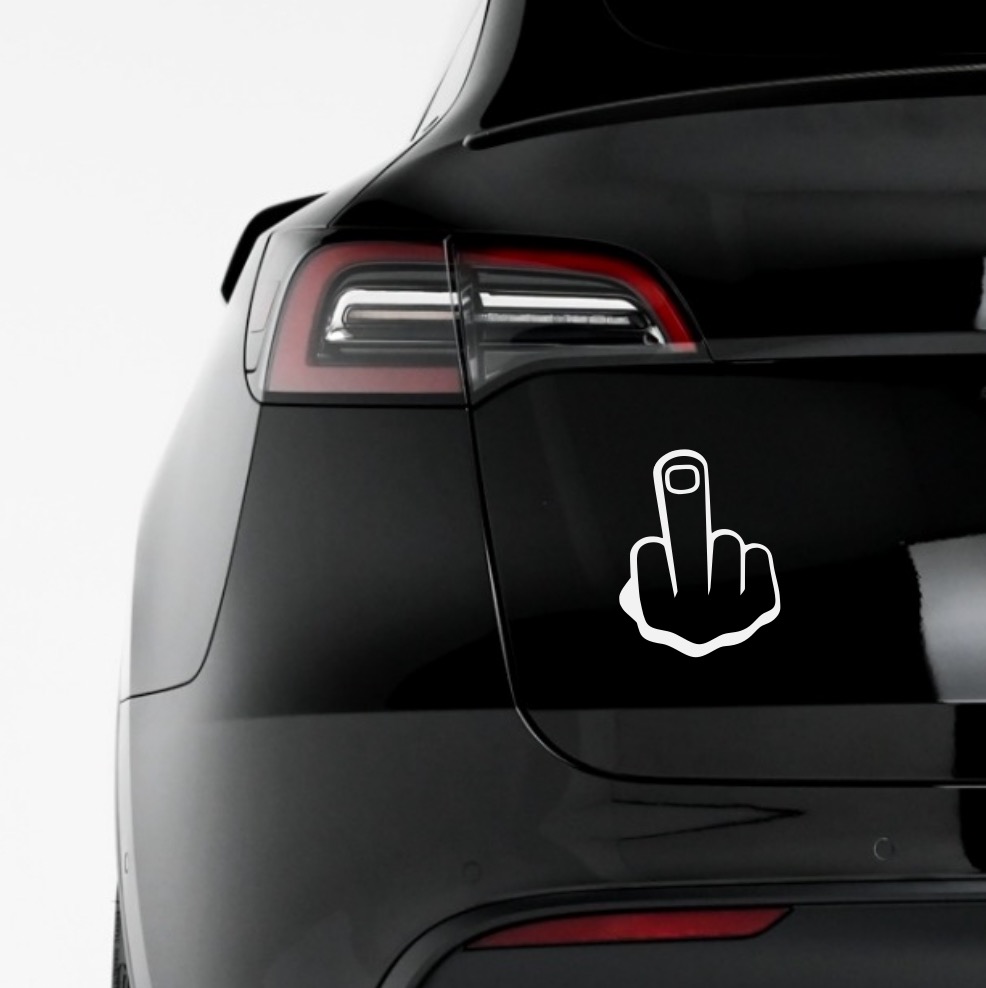 Samolepka na auto - Fuck You