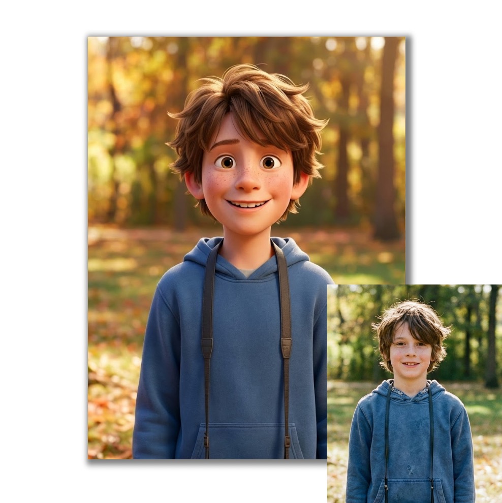 Karikatura podle vaší fotky - Obraz na plátně